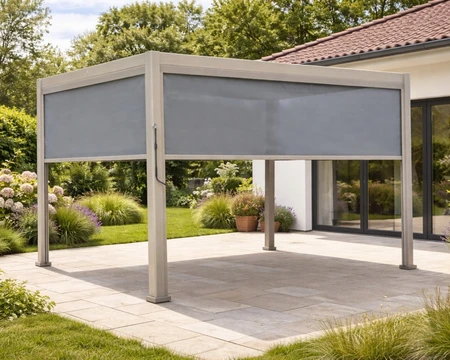 Alfresco Pergola 3X4M Light Oak Wood Effect