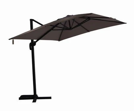 Diamond Cantilever Parasol Taupe 2.5X2.5M