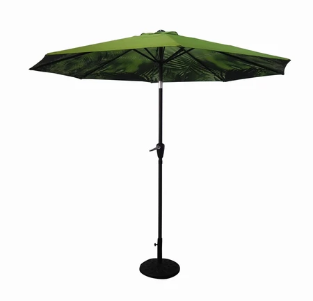 Diamond Garden Parasol Tropical Print 3m